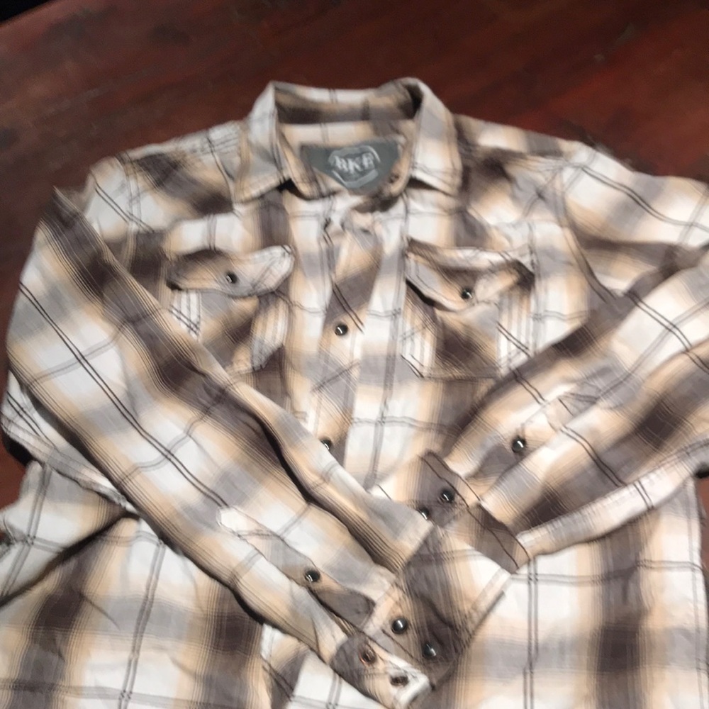 BKE Long Sleeve Plaid Shirt